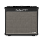 Line 6 Catalyst CX 60 guitar combo amplifier with control panel and speaker grille, black finish, for electric guitar sound amplification.