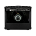 Line 6 Catalyst CX 60 guitar combo amplifier with control knobs and speaker grille, ideal for electric guitar sound amplification