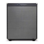 Ampeg Rocket Bass 210 500W bass combo amplifier with two 10-inch speakers and control panel on top.