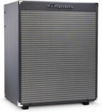 Ampeg Rocket Bass 210 2x10 speaker bass combo amplifier with control panel and speaker cones visible.