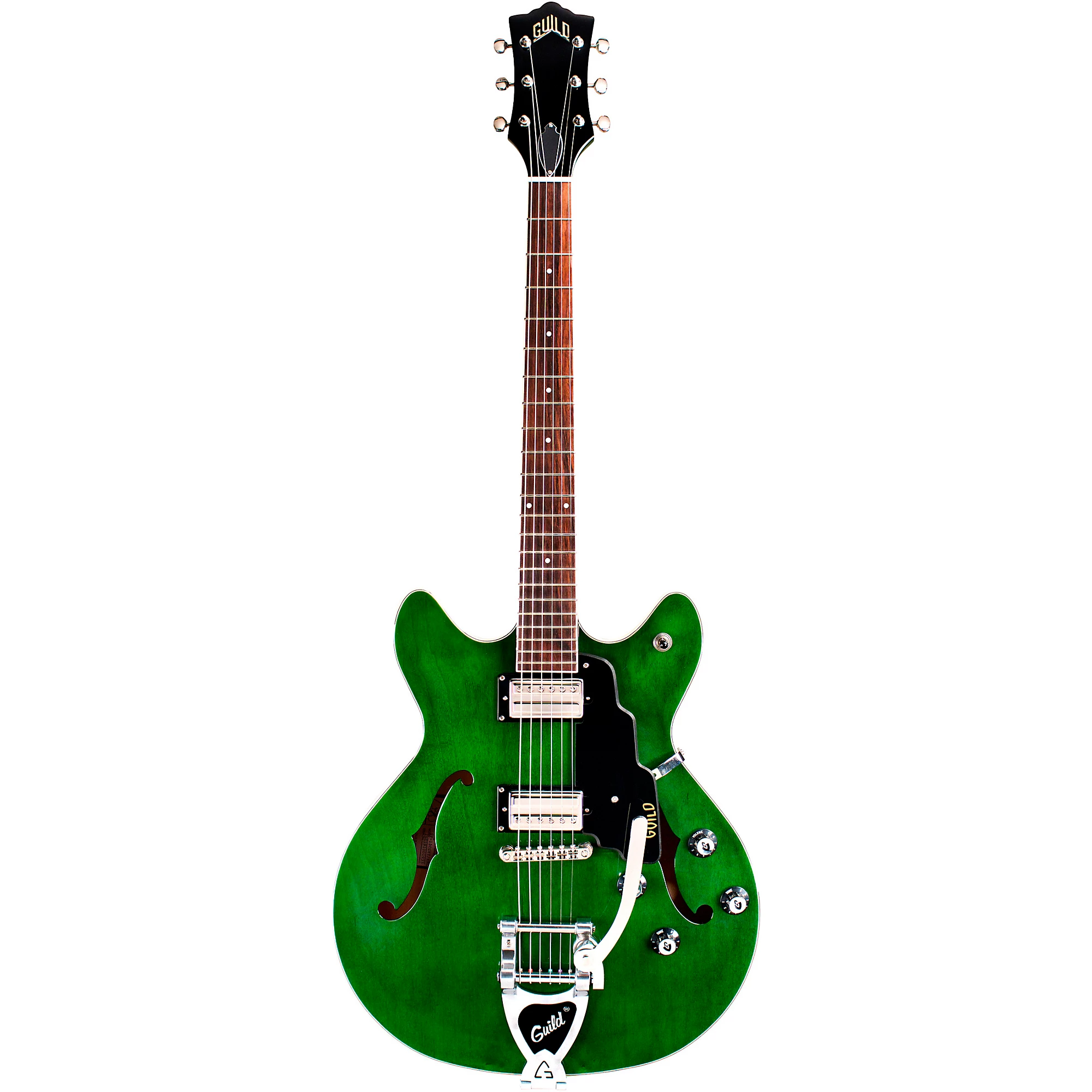 Guild Starfire I Dbl Cut Electric Guitar w/Guild Vibrato - Emerald Green