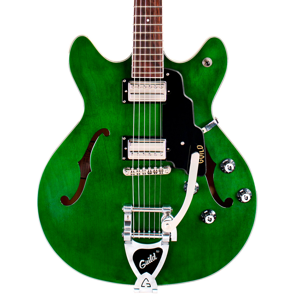Guild Starfire I Dbl Cut Electric Guitar w/Guild Vibrato - Emerald Green