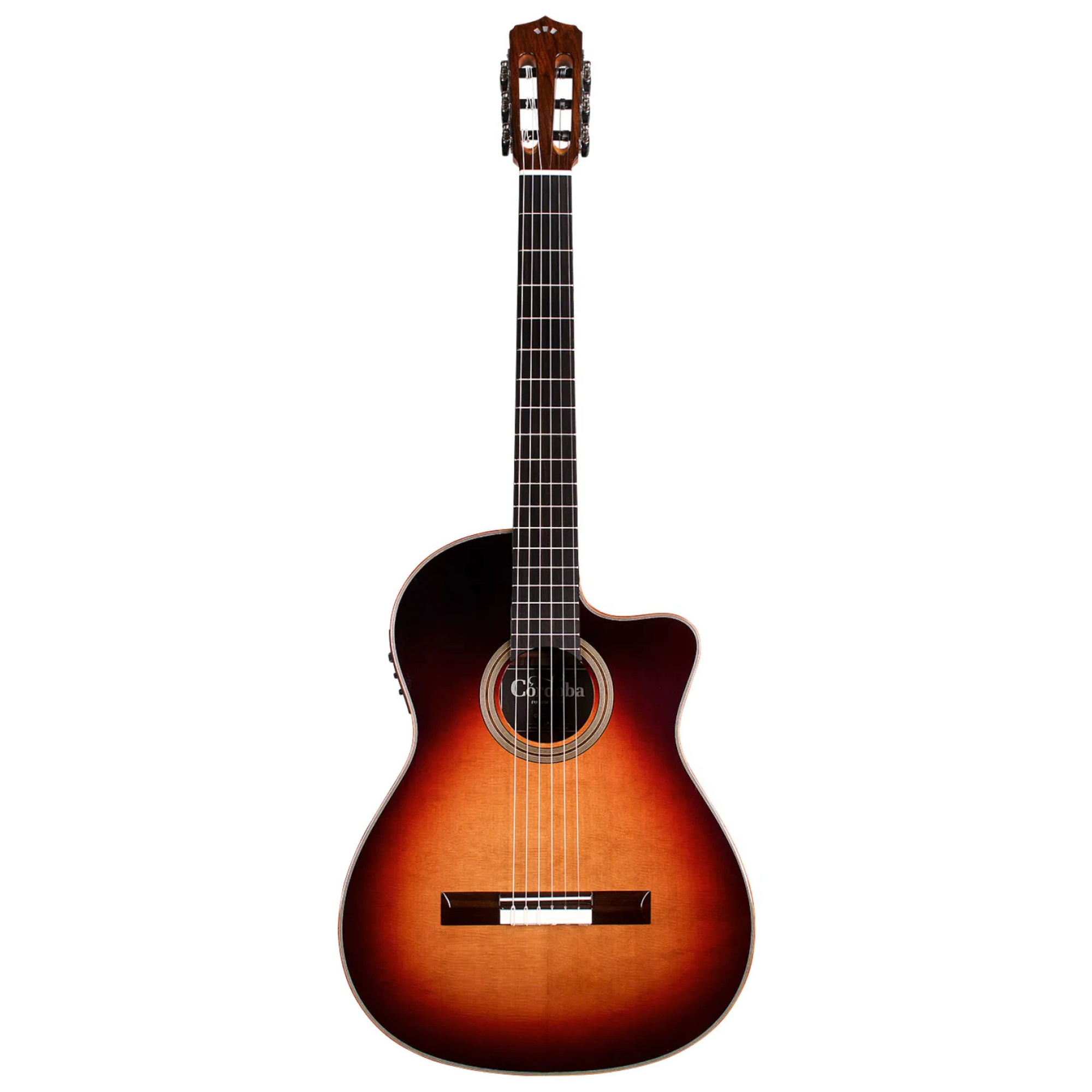 Cordoba Fusion Orchestra CE CD Tear Drop Burst Classical Guitar w/Bag