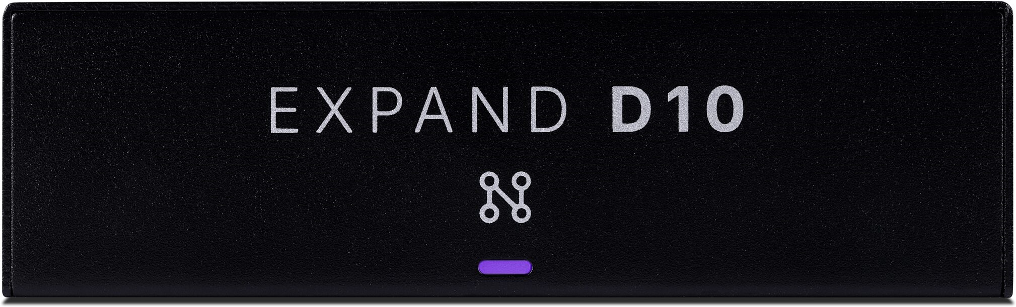 Line 6 Expand D10 digital I/O effects accessory for Helix Stadium, showing its interface and connectivity ports.