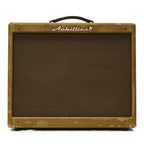 Achillies Apollo S30 Combo Amplifier Authentic Lacquered Aged Tweed Covering - Oxblood/Gold Stripe Tweed Cloth