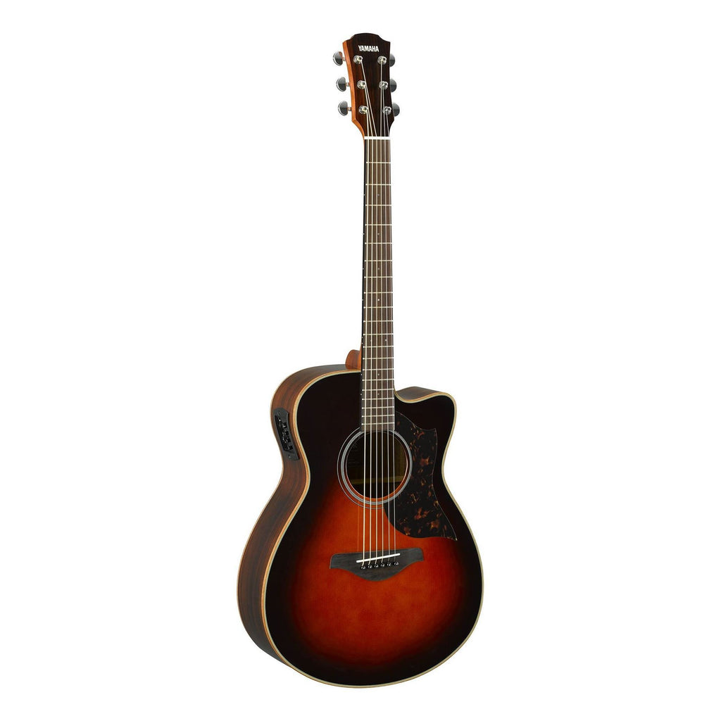 Yamaha AC1R Concert Size Acoustic Guitar with Rosewood Back & Sides & Pickup in Brown Sunburst
