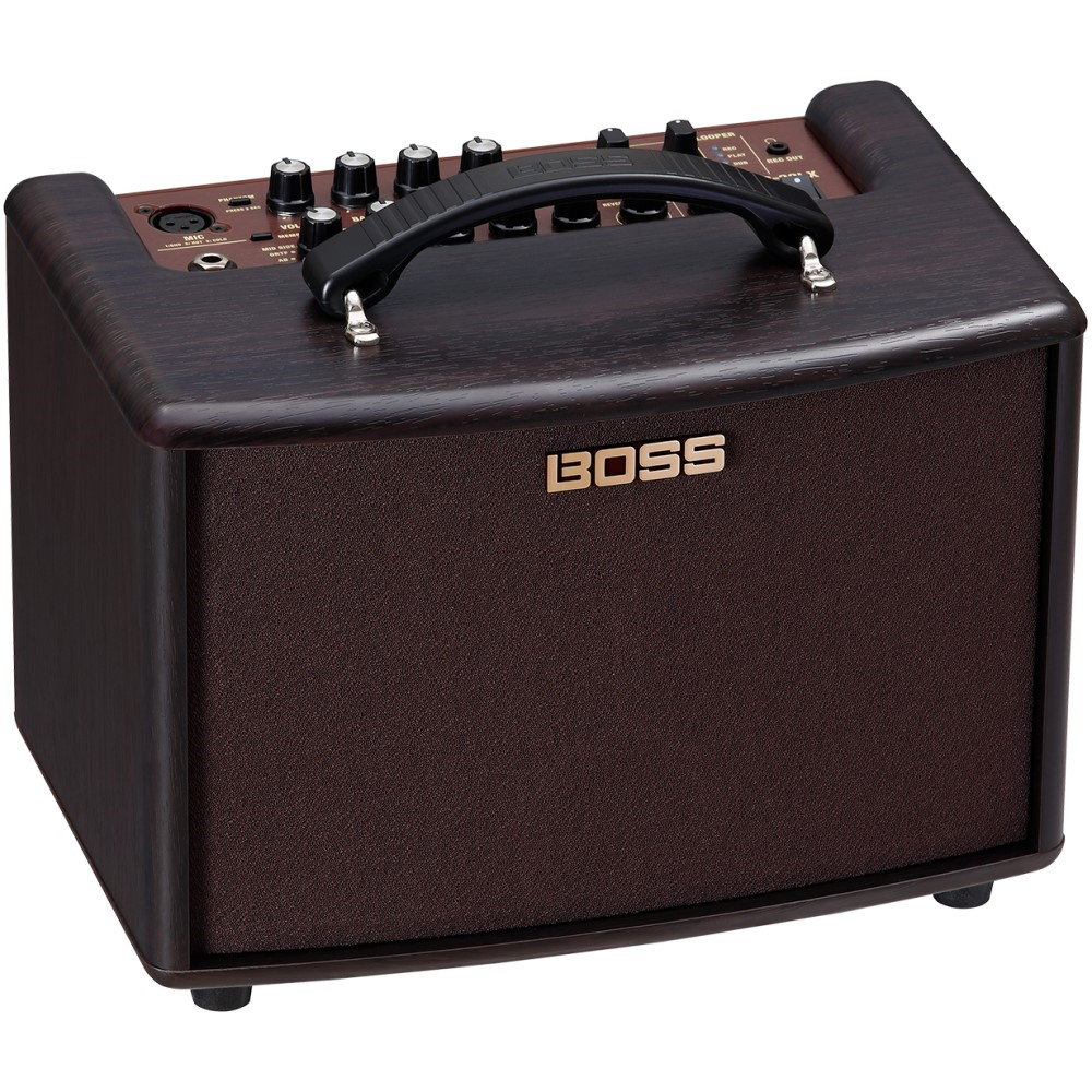 BOSS AC-22LX 10W Portable Stereo Acoustic Guitar Amplifier with Mic Channel and Rhythm Box