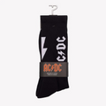 Perris Socks Lightning Strikes Crew Black Large