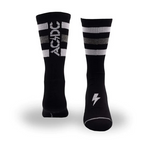 Perris Licensed High Voltage Large Crew Socks in Black-1 Pair