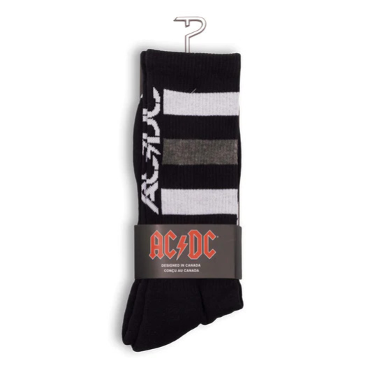 Perris Licensed High Voltage Large Crew Socks in Black-1 Pair
