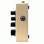Orange Acoustic Preamp Effects Pedal with orange casing and control knobs, designed for enhancing acoustic guitar sound.