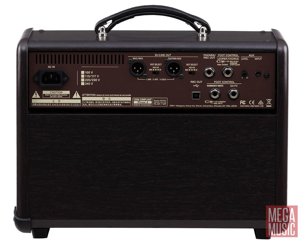 BOSS Acoustic Singer live acoustic guitar amplifier with control knobs and input jacks, designed for acoustic performances.