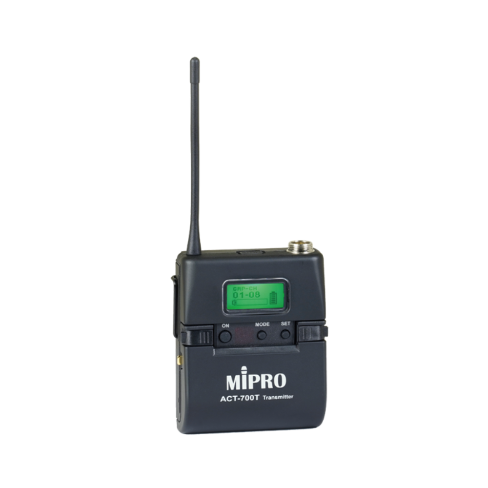 Mipro ACT700T Rechargeable Wideband Bodypack Transmitter
