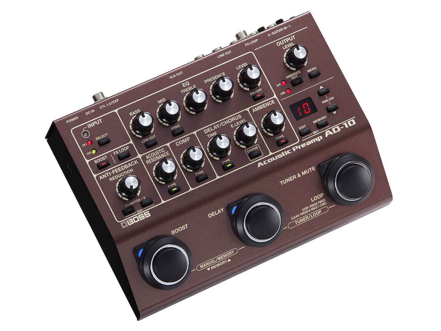 BOSS AD-10 Acoustic Preamp (AD10)