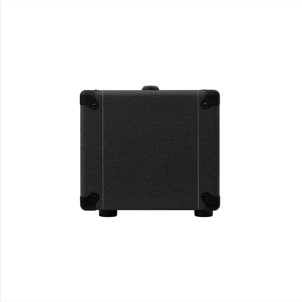 Orange AD200-V2 BK bass amplifier head in black, showing control knobs and front panel on a clean background.
