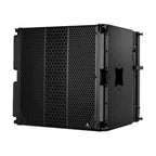 Adamson CS118 active subwoofer powered speaker with rugged enclosure and control panel, designed for professional audio setups.