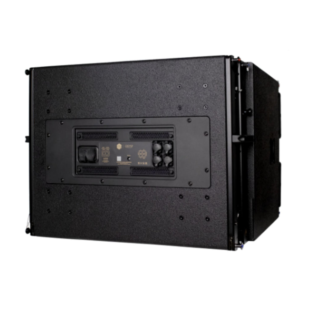 Adamson CS119 active powered subwoofer with robust design and speaker grille, perfect for professional sound reinforcement.