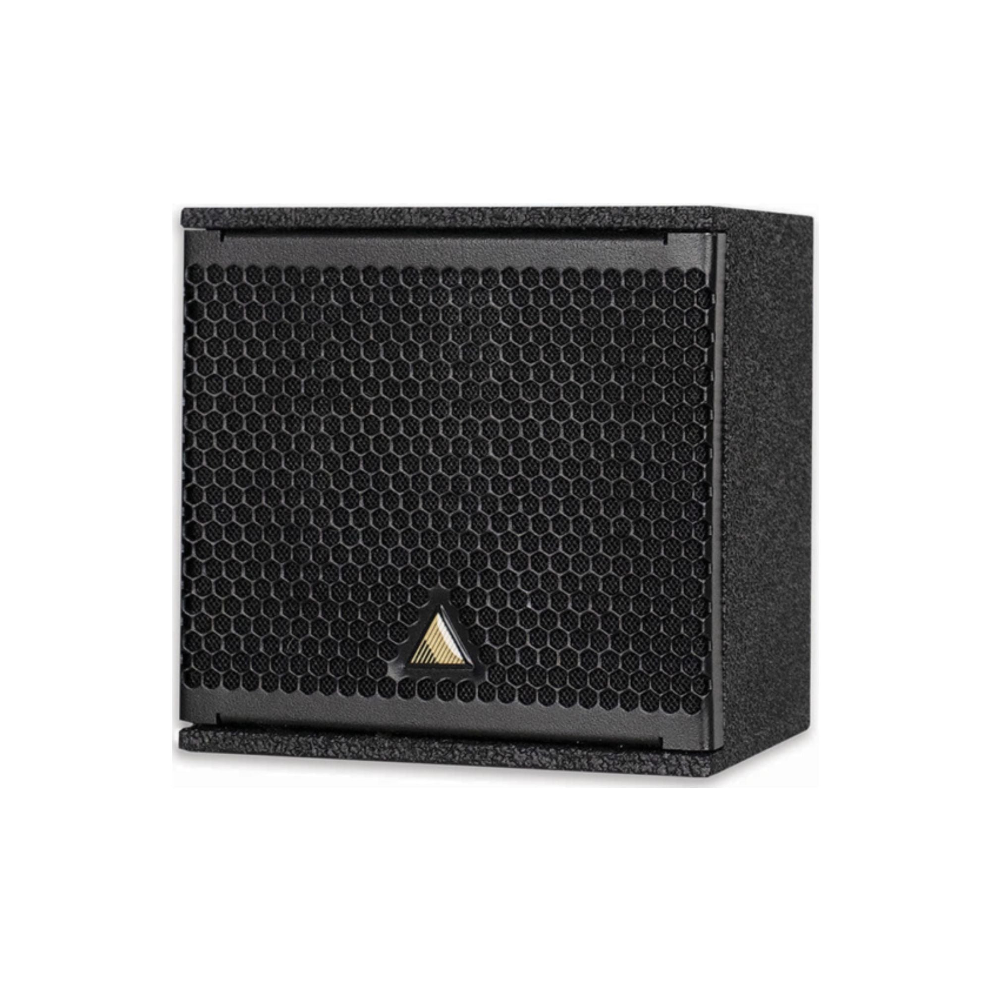 Adamson IS5C passive point source loudspeaker with sleek black enclosure, designed for professional sound reinforcement.