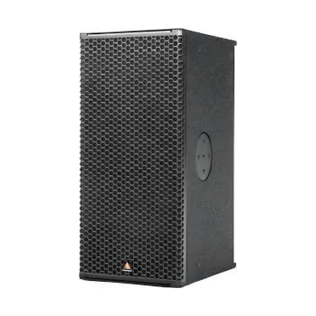 Adamson IS7P passive point source loudspeaker with 70° x 40° coverage, shown from the front in a professional audio setup.