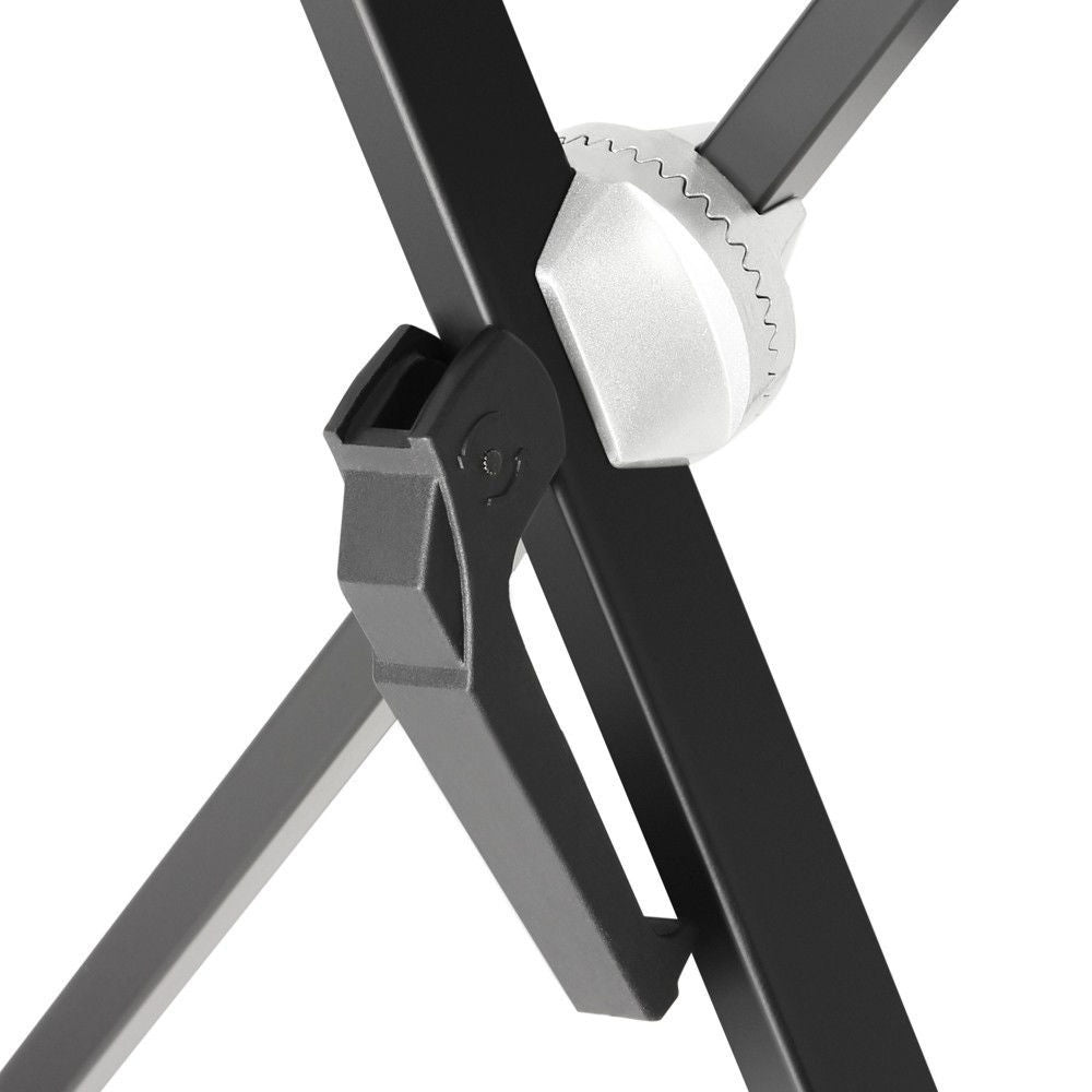 Adam Hall SKS01 Steel X-Frame Keyboard Stand Black