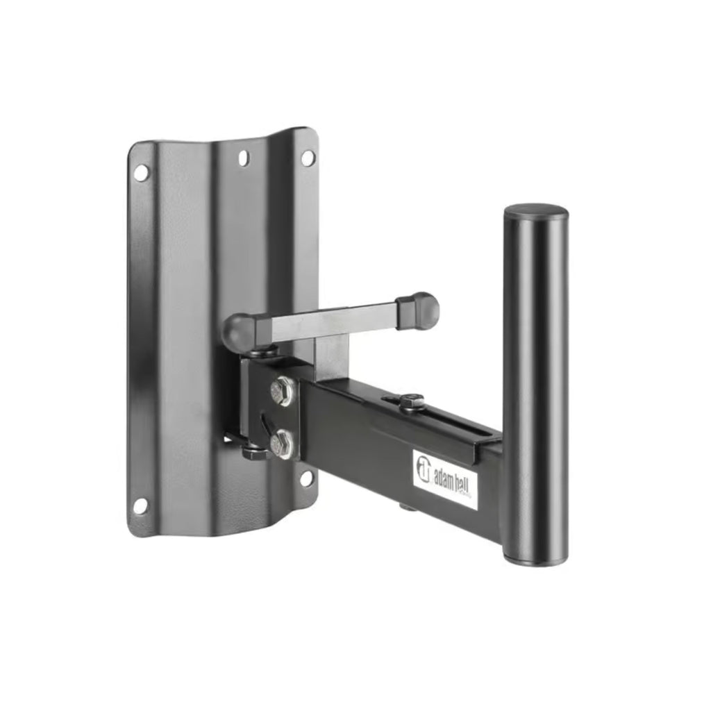 Black Adam Hall SMBS5 speaker wall mount bracket for PA speakers, designed for secure wall mounting.