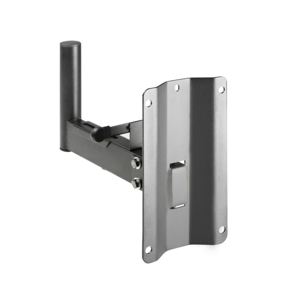 Black Adam Hall SMBS5 speaker wall mount bracket for PA speakers, designed for secure and easy installation.