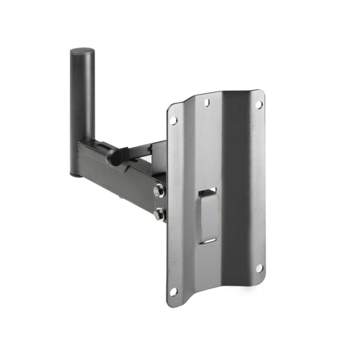 Black Adam Hall SMBS5 speaker wall mount bracket for PA speakers, designed for secure and easy installation.