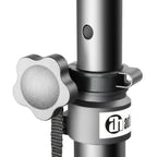 Adam Hall SPS023 Aluminium Speaker Stand Black 5 Step Adjustable