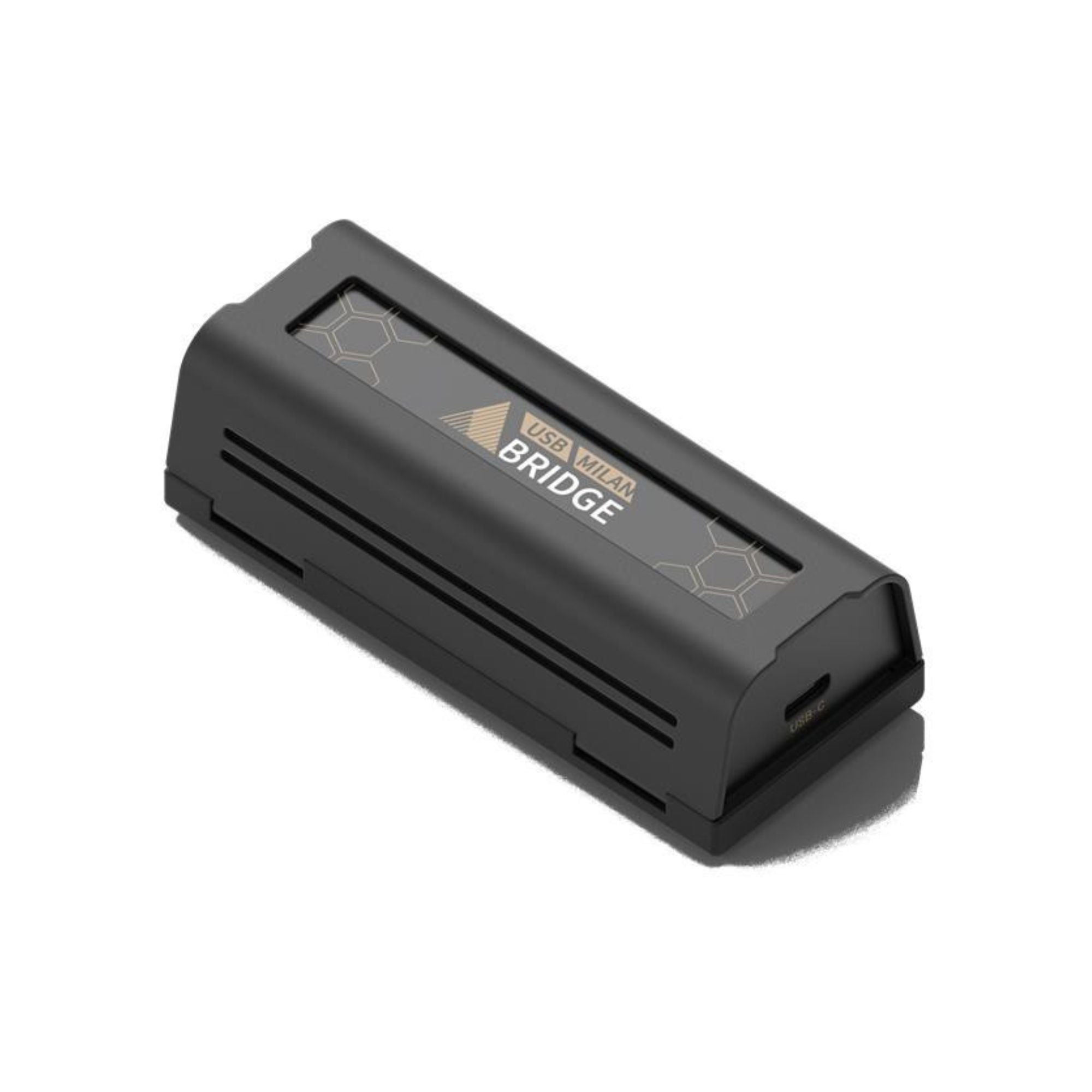 Adamson USB Milan Bridge, a live outboard audio processor with multiple input and output connections, used in professional sound systems.