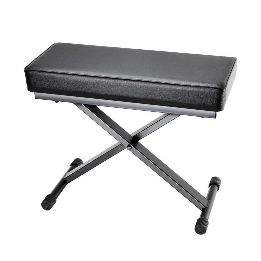 Adam Hall SKT17 Folding Keyboard Bench with Extra Thick Padding