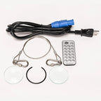 ADJ H2O Two 120W Water FX light with DMX for stage and performance lighting effects, shown in a performance setup