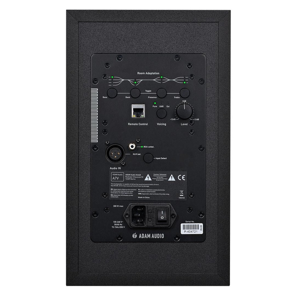 Adam A7V 7 inch 2 Way Nearfield Studio Monitor Speaker - Single