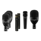 Audix FP7 Drum 7-piece wired microphone pack with multiple microphones for live drum kit recording and amplification.