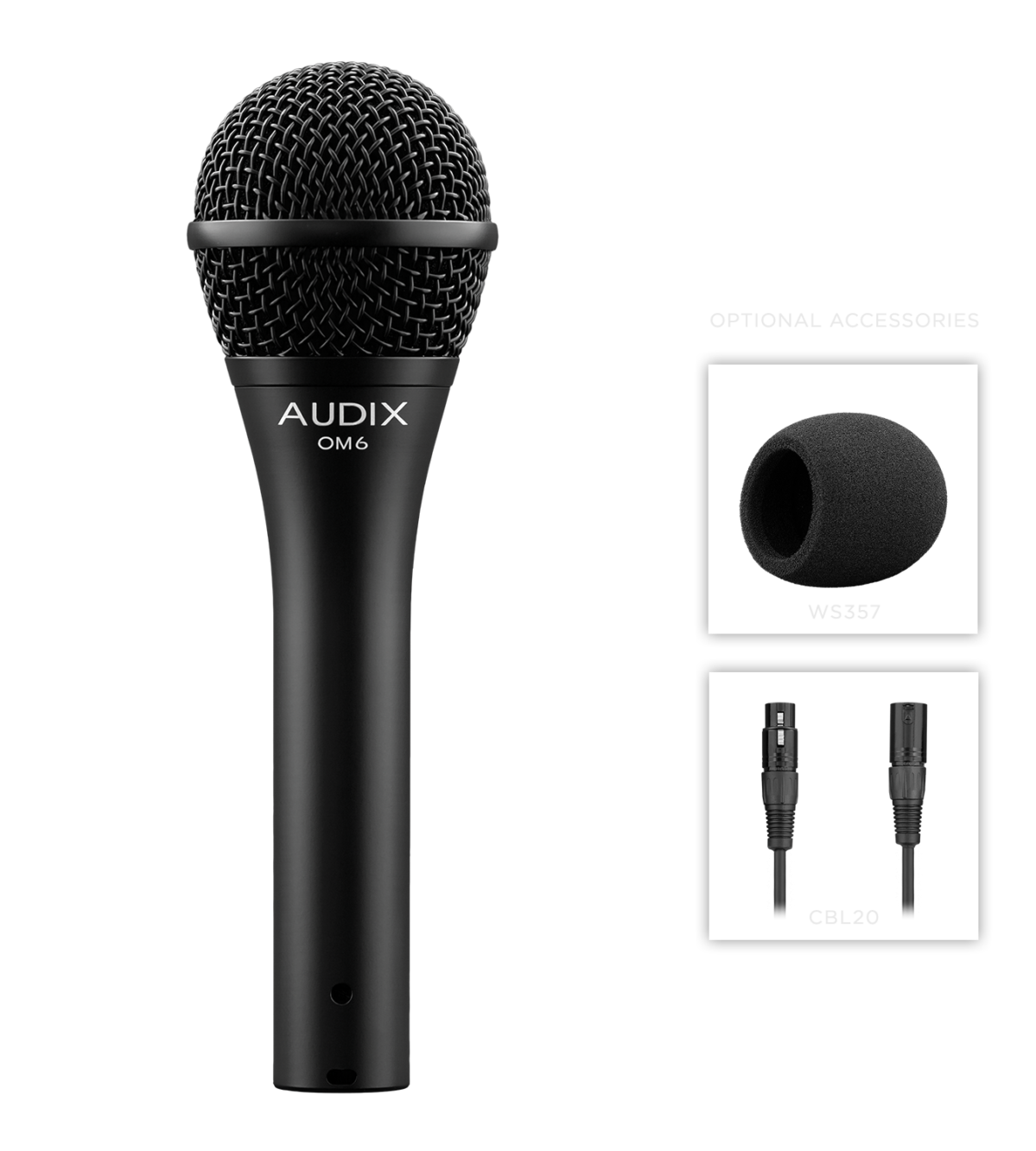 Audix OM6  Professional Dynamic Vocal Microphone