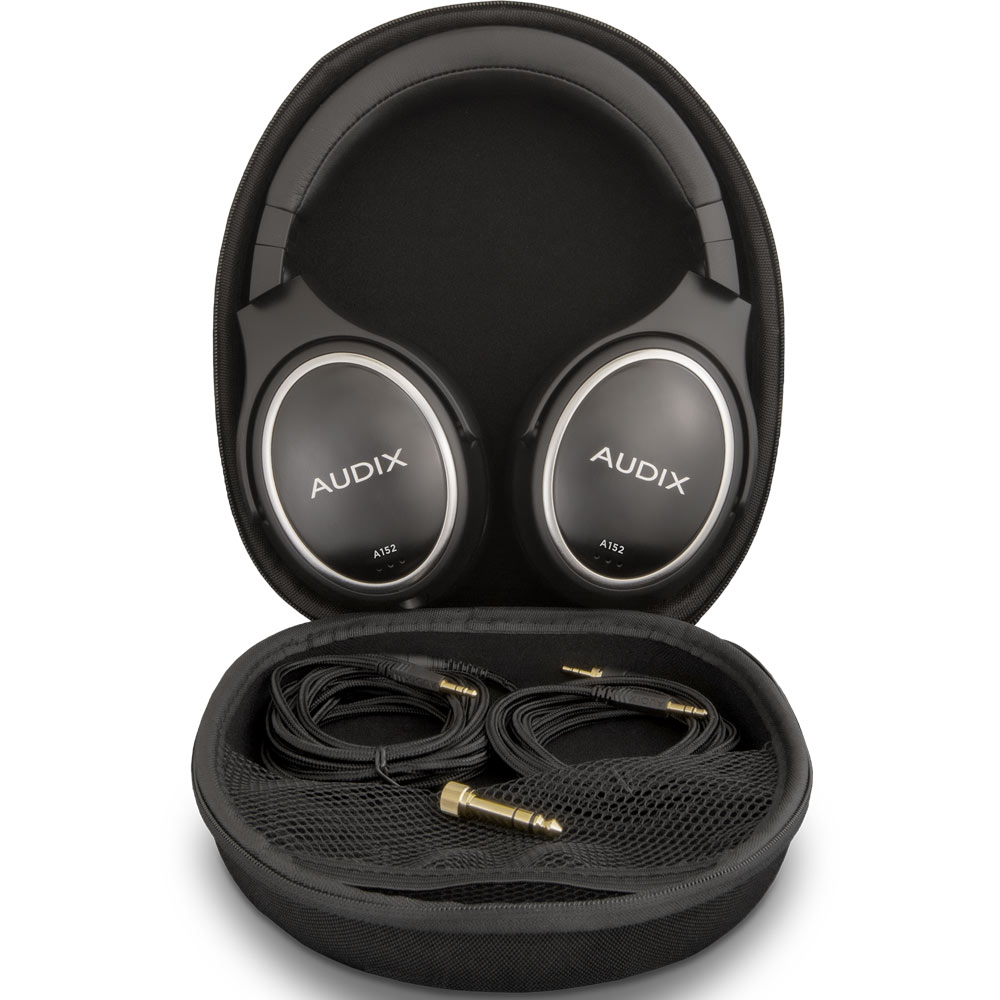 Audix A152 Cinematic Studio Reference Headphone Monitors with Case & 1.8M Cable