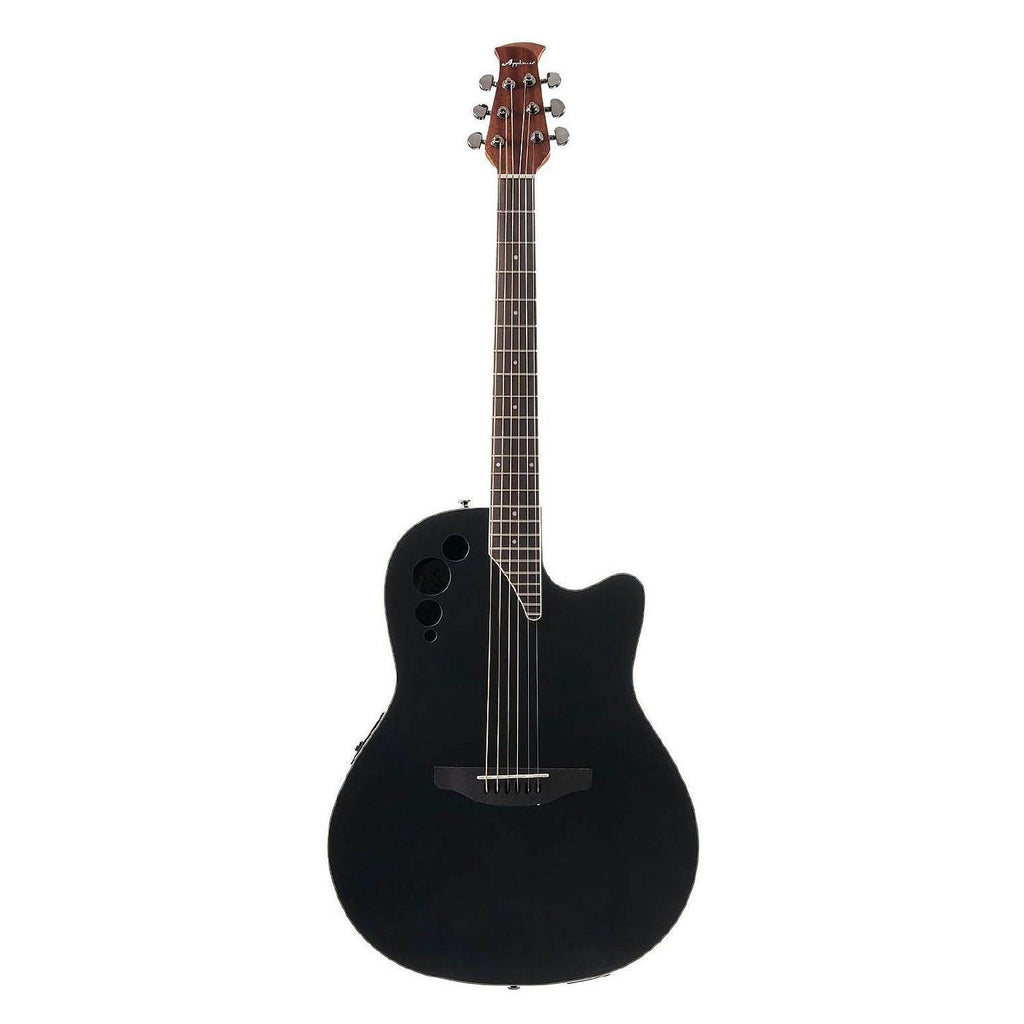 Ovation Applause Elite Mid Depth Acoustic Electric Guitar - Black Satin