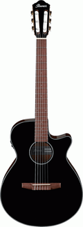Ibanez AEG50N Classical Guitar in Black High Gloss