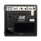 AER Acousticube 3 acoustic guitar amplifier with compact design and control knobs on top for live sound amplification.