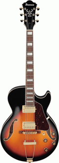 Ibanez AG75G BS Hollow Body Electric Guitar - Brown Sunburst