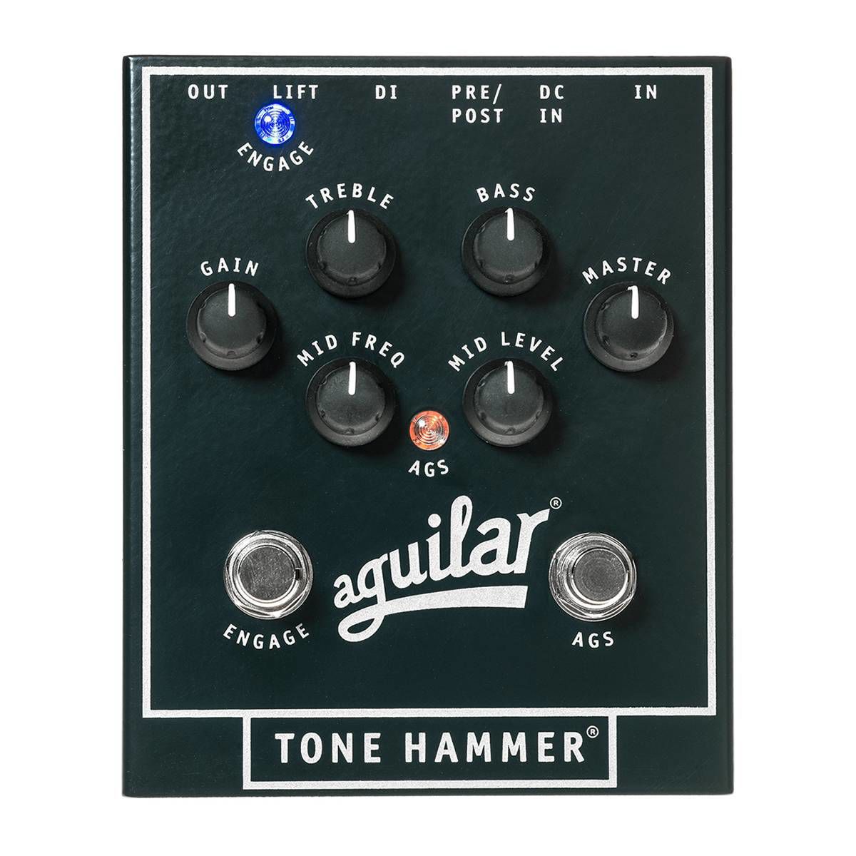 Aguilar Tone Hammer Preamp Bass Guitar Effects Pedal