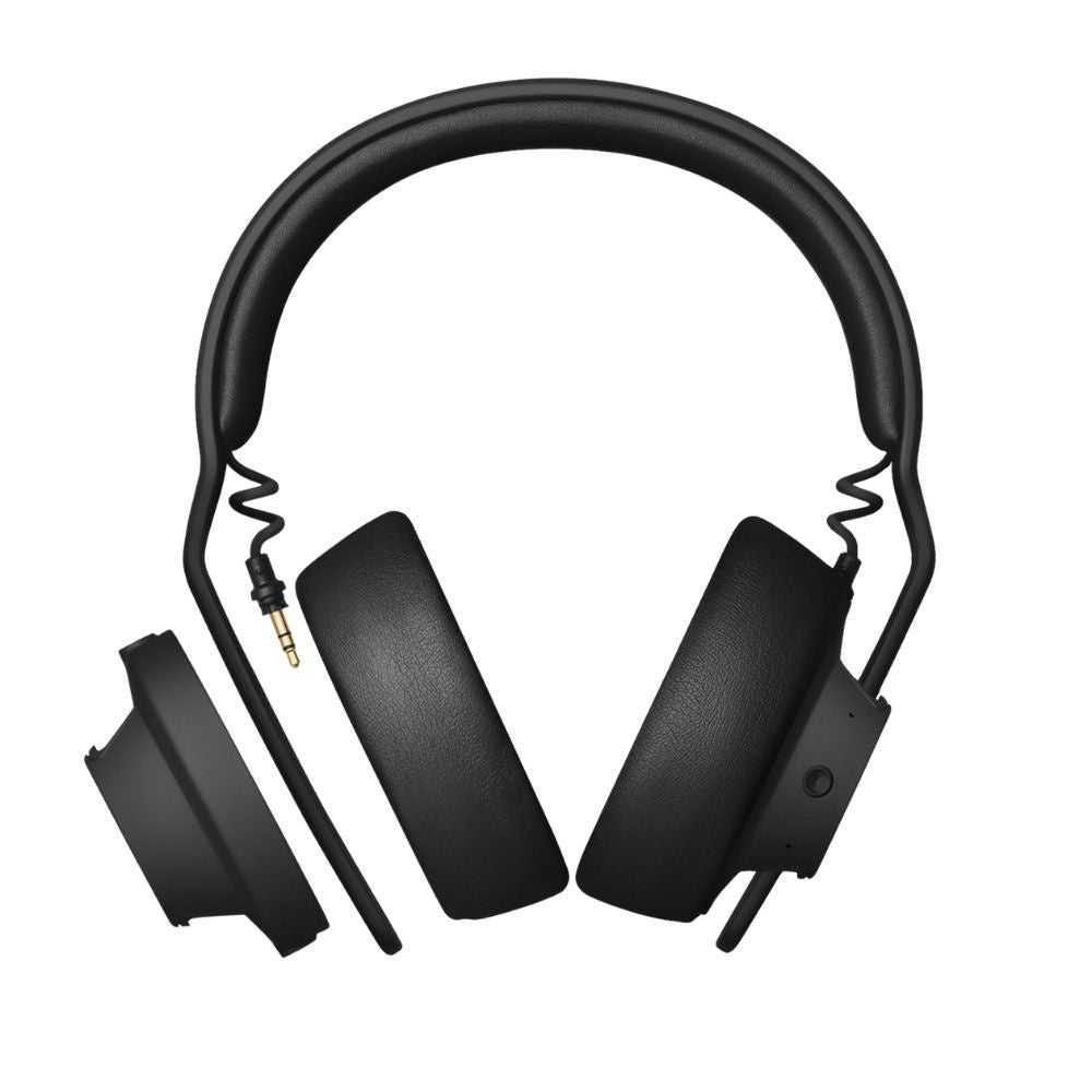 AIAIAI TMA2 Move Wireless studio closed-back headphones with sleek design and adjustable headband, shown from the side.
