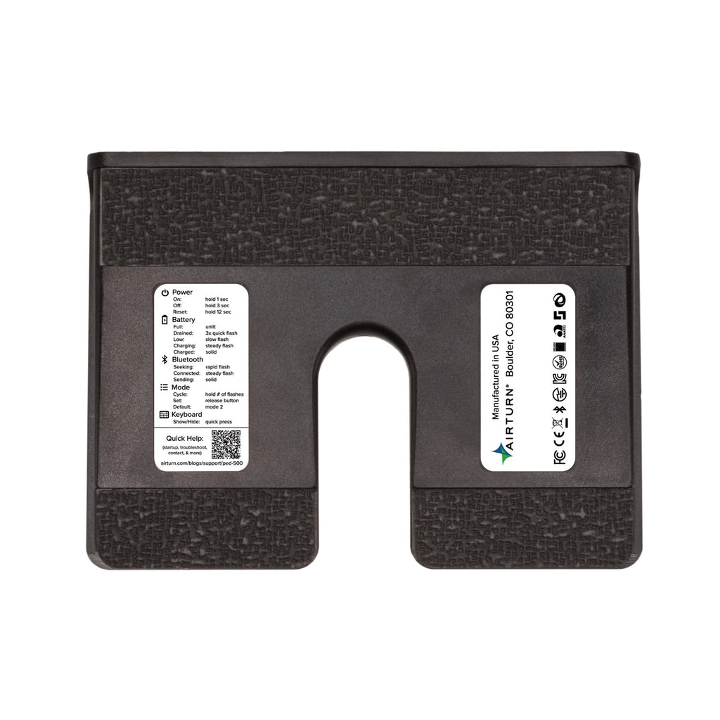 Airturn Ped500 Bluetooth Connectivity
