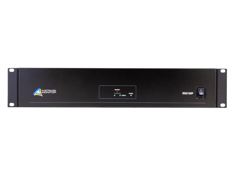 Australian Monitor ES2120P 2 x 120w 100v Line Power Amplifier