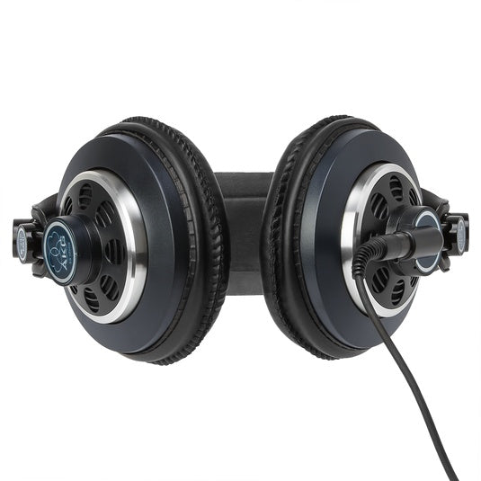 AKG K240 MKII professional open-back studio headphones with cushioned ear cups and adjustable headband for comfortable listening.