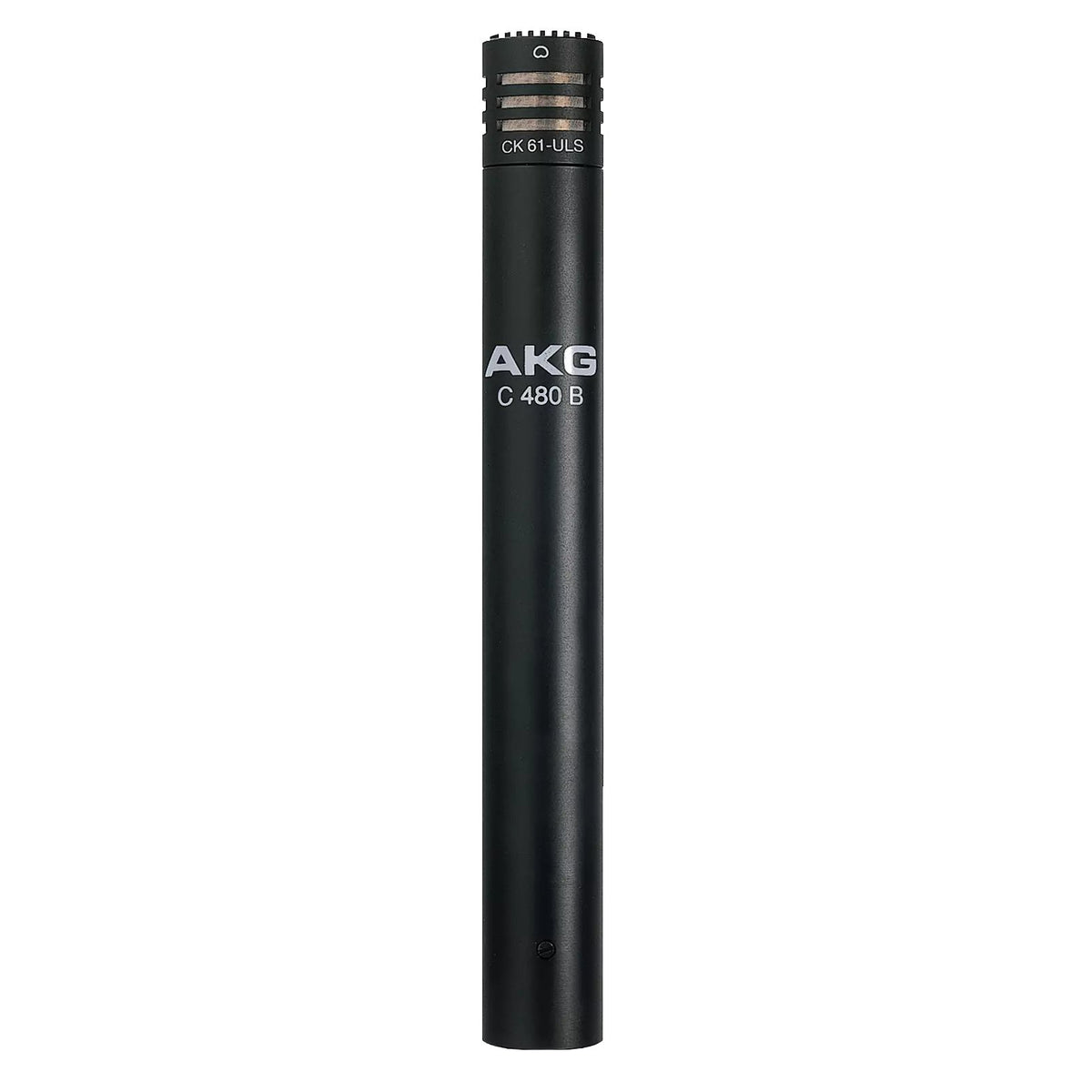 AKG C480B preamp with CK61 cardioid capsule for studio outboard microphone setup, professional audio equipment.