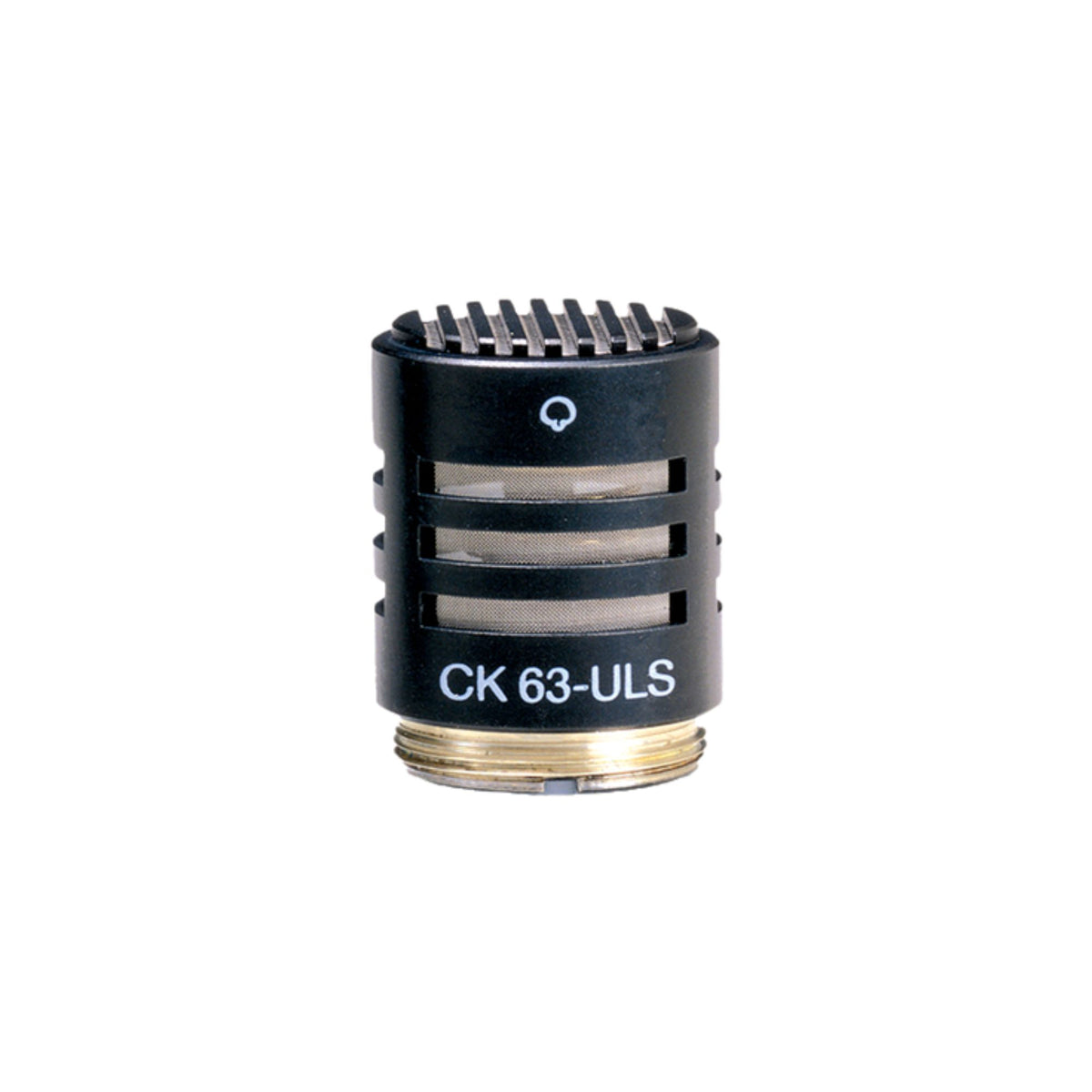 AKG CK63 hypercardioid capsule for C480B ULS studio microphone, shown in close-up with detailed connector and build quality.