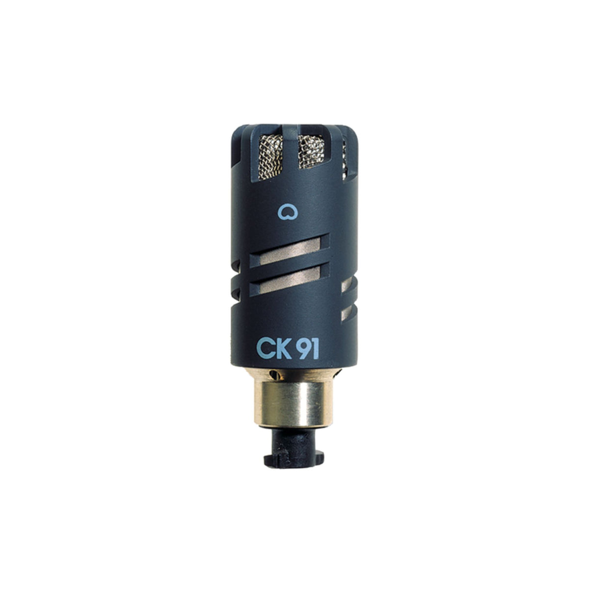 AKG CK91 cardioid microphone capsule compatible with AKG SE300B, shown in close-up with detailed connector and capsule components.