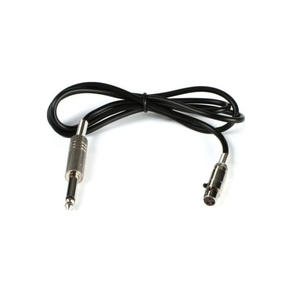 AKG guitar and instrument cable for wireless systems, black PA accessory with durable connectors and flexible cable for professional audio.