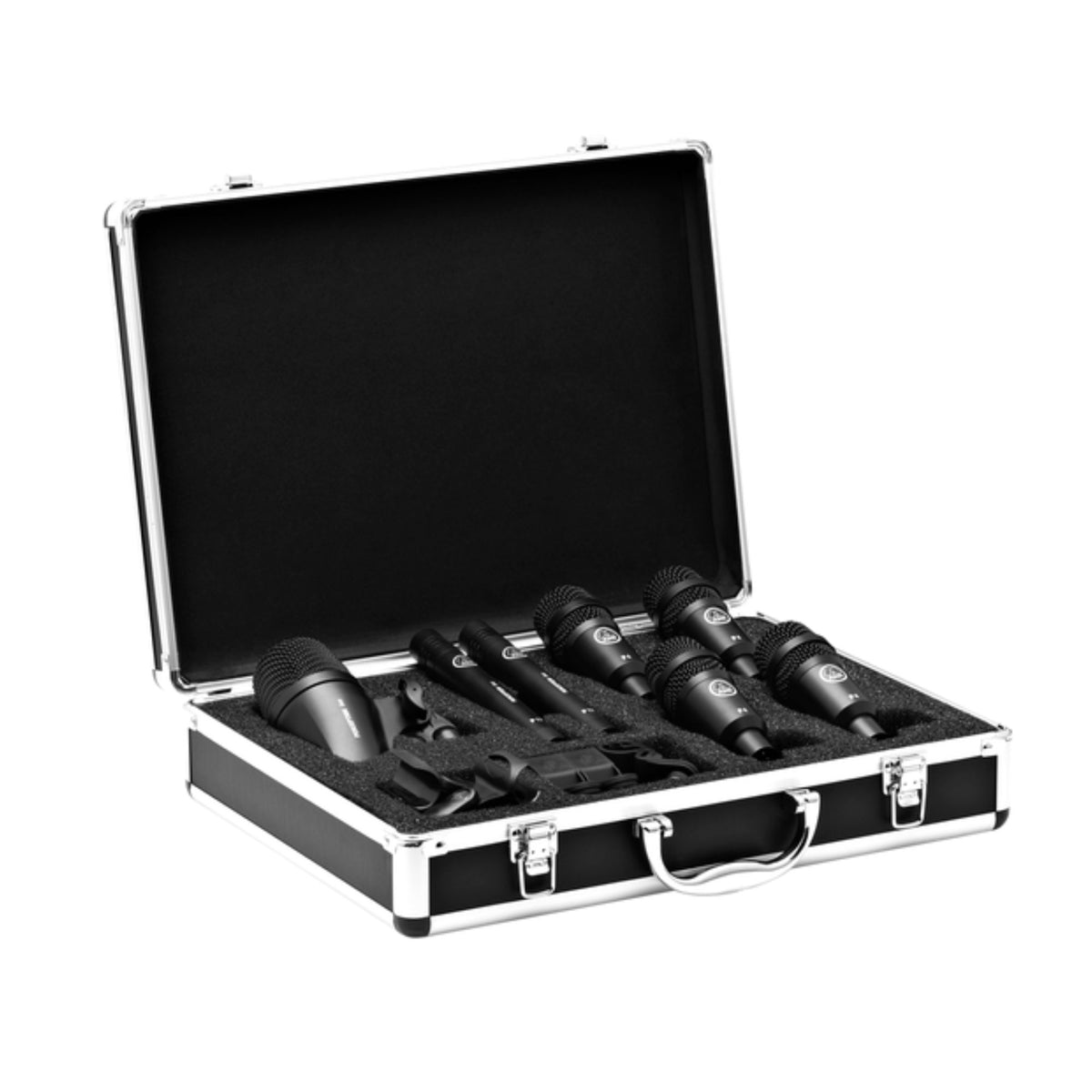 AKG DP-Session1 high-performance wired drum microphone set with P2, P4, and P17 microphones for live sound recording