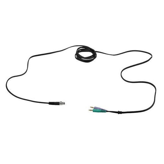 AKG cable for HSC NC headphones with 3.5mm mini jack, PA cable and adaptor for professional audio connections.